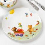 Hungry as a Bear Assiette plate pour enfants 21,5x21,5x1,5cm