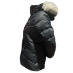 Rose Lodge  FS Down Jacket Femme Noir