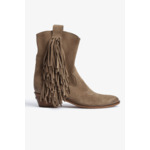 PILAR HIGH SUEDE + STRAP FRING