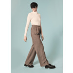 Pantalon Parigi-Gris Moyen en Polyester