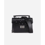 Sac Emily Small En Cuir Noir Avec Étoiles