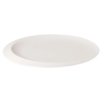 NewMoon - Plat de présentation blanc, en porcelaine haut de gamme