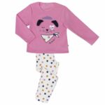 Pyjama fille CHIPI rose/imprimé