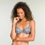 Soutien-Gorge Corbeille Ampliforme Imprimé Céramique Invisifit Soutien-Gorge