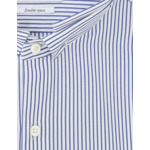 Chemise Contemporaine en popeline rayée marine