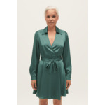 Robe courte portefeuille vert