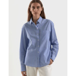 Chemise Charlotte rayée bleue