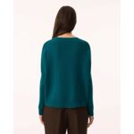 Pull amelie Pull Cachemire Col Rond Oversize Femme, 2 fils