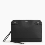 Pochette ordinateur 14 Laura en cuir lisse