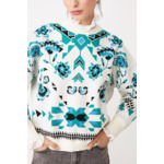 PULL PANDOR BLANC CASSE