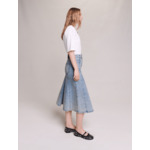 Jupe midi en denim