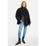 Manteau Sebel En Laine Mélangée