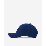 Casquette Bleue En Velours Côtelé