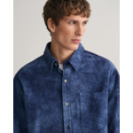 Chemise en suède indigo