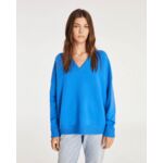 Pull Kiki Pull cachemire col v oversize femme