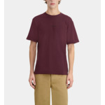 T-Shirt Bordeaux Avec Logo Homme