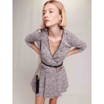 Robe courte en tweed