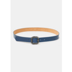 Ceinture Gigi-Bleu en Cuir