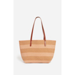 Panier en Cuir et Coton Porté épaule