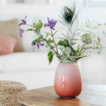 Perlemor Home - Grand vase, rose pâle, en porcelaine haut de gamme