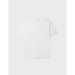 T-shirt col rond en coton blanc