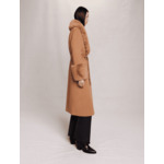 Manteau long en laine