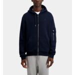 Sweatshirt À Capuche Bleu Marine