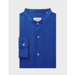 Chemise Lucien en lin bleu intense