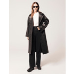 Trench Tivano Noir en Cuir