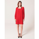 Robe Rina-Robe courte rouge