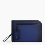 Pochette 13" Emile en cuir lisse