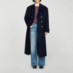 Manteau long oversize double face