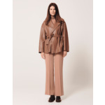 Veste Mayana Camel en Cuir