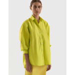 Chemise oversize Delina jaune