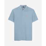 Polo Bleu Clair En Coton