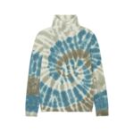 Pull Mochi Sunny Pull Cachemire Col Roulé Tie & Dye, 4 fils