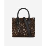 Sac Ming En Cuir Poulain Leopard