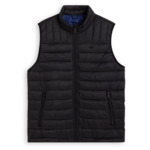 GIII NYLON PACKABLE VEST BLACK .