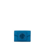 Roxane De Lancel - Portefeuille Rectangulaire Compact Rabat - Cobalt