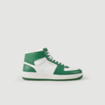 Sneakers montantes en cuir