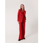 Veste Veneziana-Veste tailleur croisée rouge