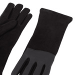 Gants Nappa Et Suede - Gants Femme - 75 - Noir