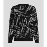 ALL OVER SIGNATURE CARDIGAN FEMME