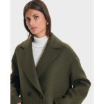 Manteau Mirando Lichen en Laine