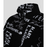 LOGO JACQUARD FLEECE JACKET