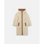 Manteau Mirene Camel en Cuir