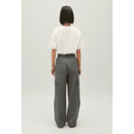 Pantalon cargo gris clair