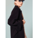 Manteau Maggy-Nocturne en Laine