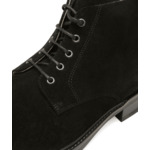 Bottines Finley Veau Velours Noir