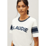 Tee-shirt Claudie bleu et blanc